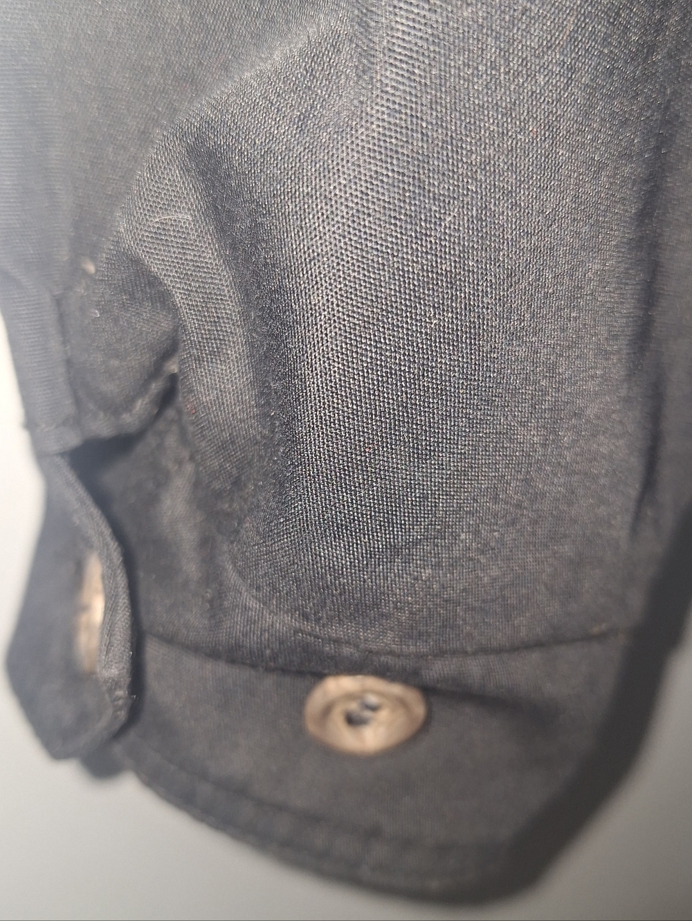 Cintas Utility Work Jacket Coat Sz Large Black & Tan Quilted Lined - Picture 8 of 9